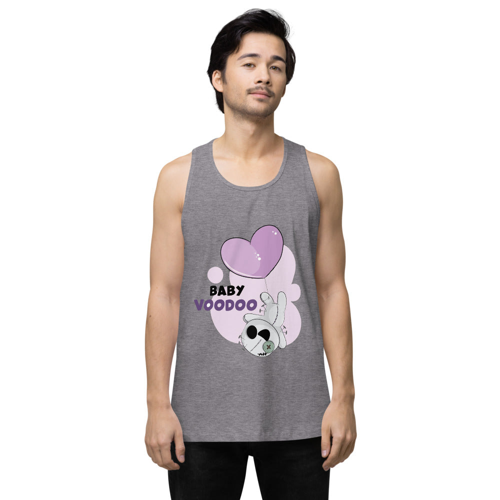 Ted heart - Baby voodoo | Men's Premium Tank Top | Cotton Heritage MC1790