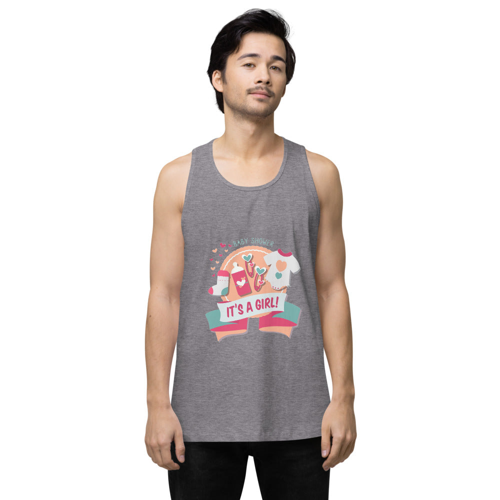It's a girl | Men's Premium Tank Top | Cotton Heritage MC1790