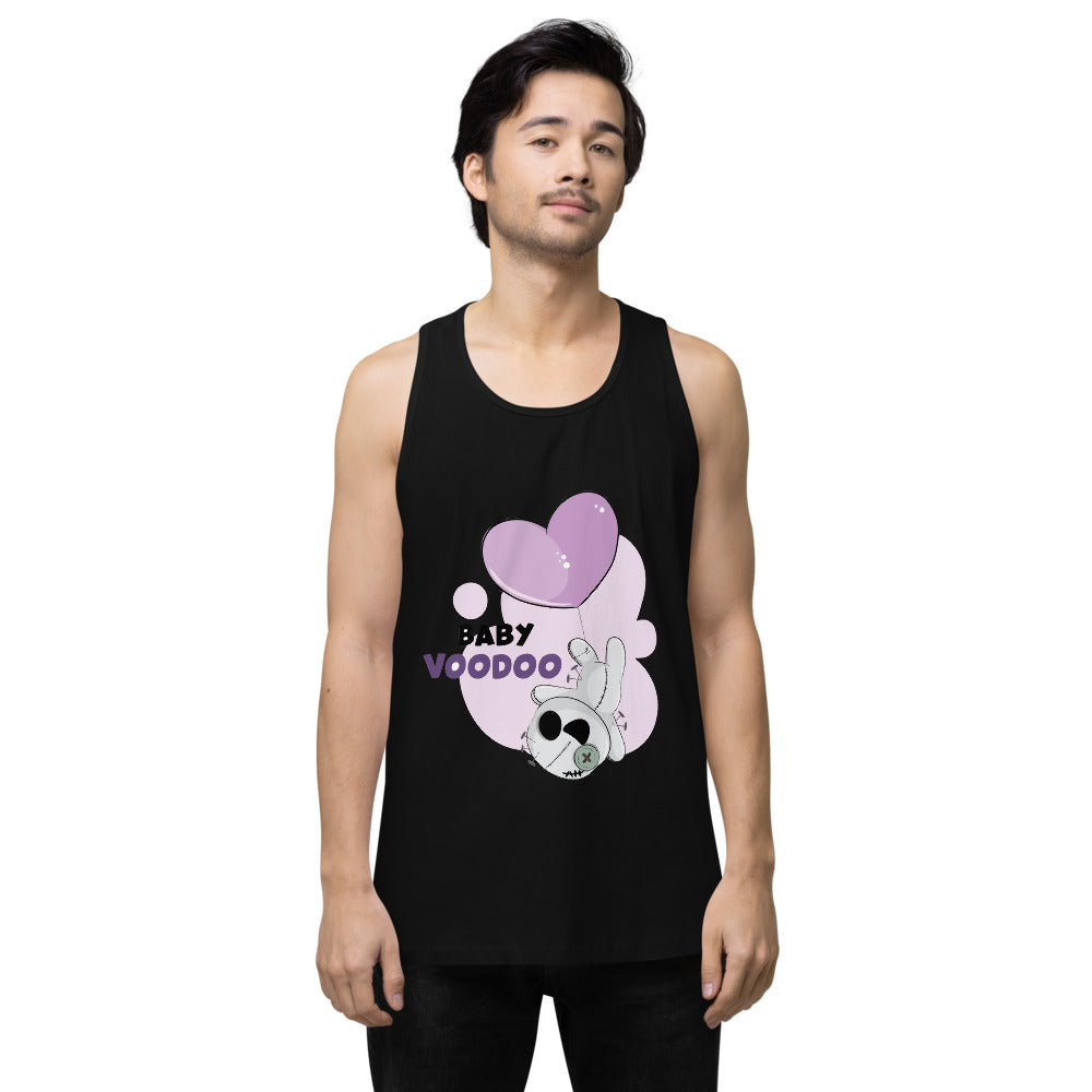 Ted heart - Baby voodoo | Men's Premium Tank Top | Cotton Heritage MC1790