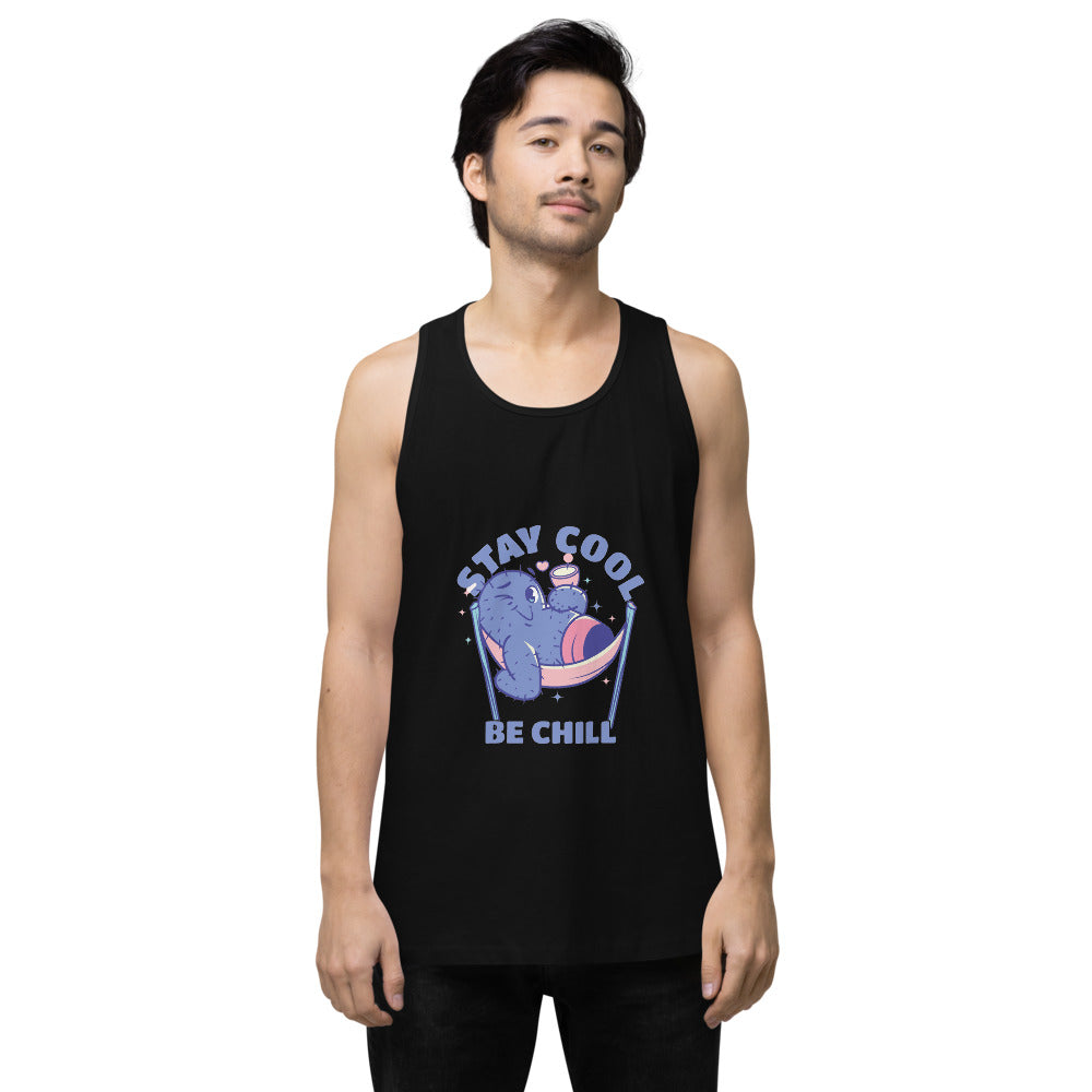 Stay cool be chill | Men's Premium Tank Top | Cotton Heritage MC1790