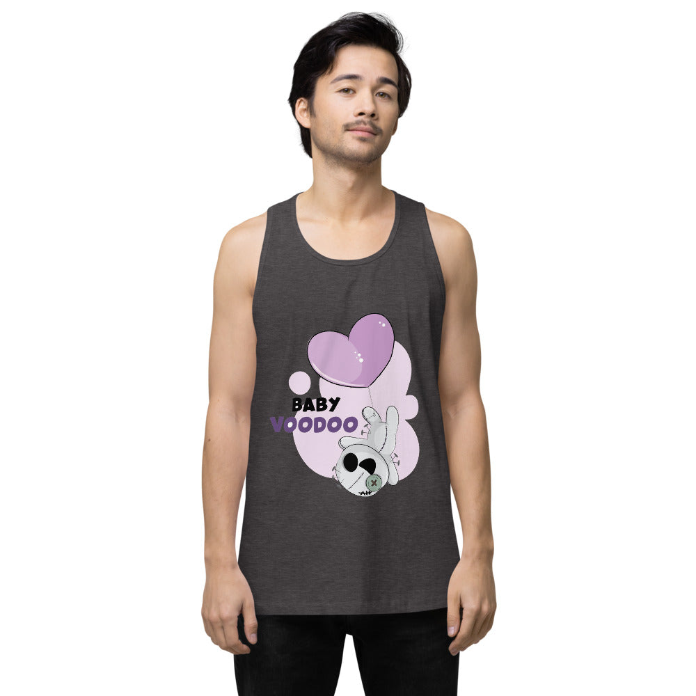 Ted heart - Baby voodoo | Men's Premium Tank Top | Cotton Heritage MC1790