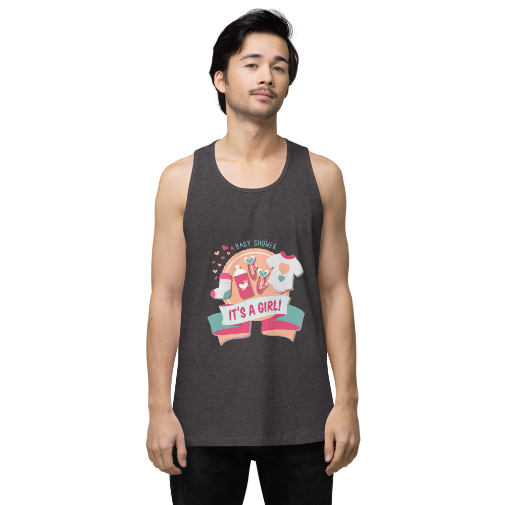 It's a girl | Men's Premium Tank Top | Cotton Heritage MC1790