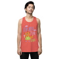 Orange fox - Ẹnoy the day | Men's Premium Tank Top | Cotton Heritage MC1790
