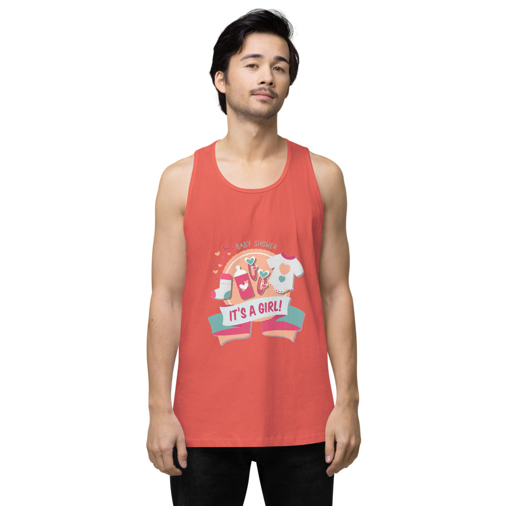 It's a girl | Men's Premium Tank Top | Cotton Heritage MC1790