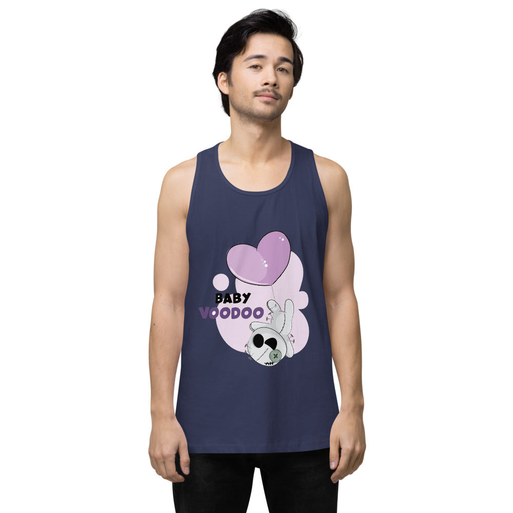Ted heart - Baby voodoo | Men's Premium Tank Top | Cotton Heritage MC1790
