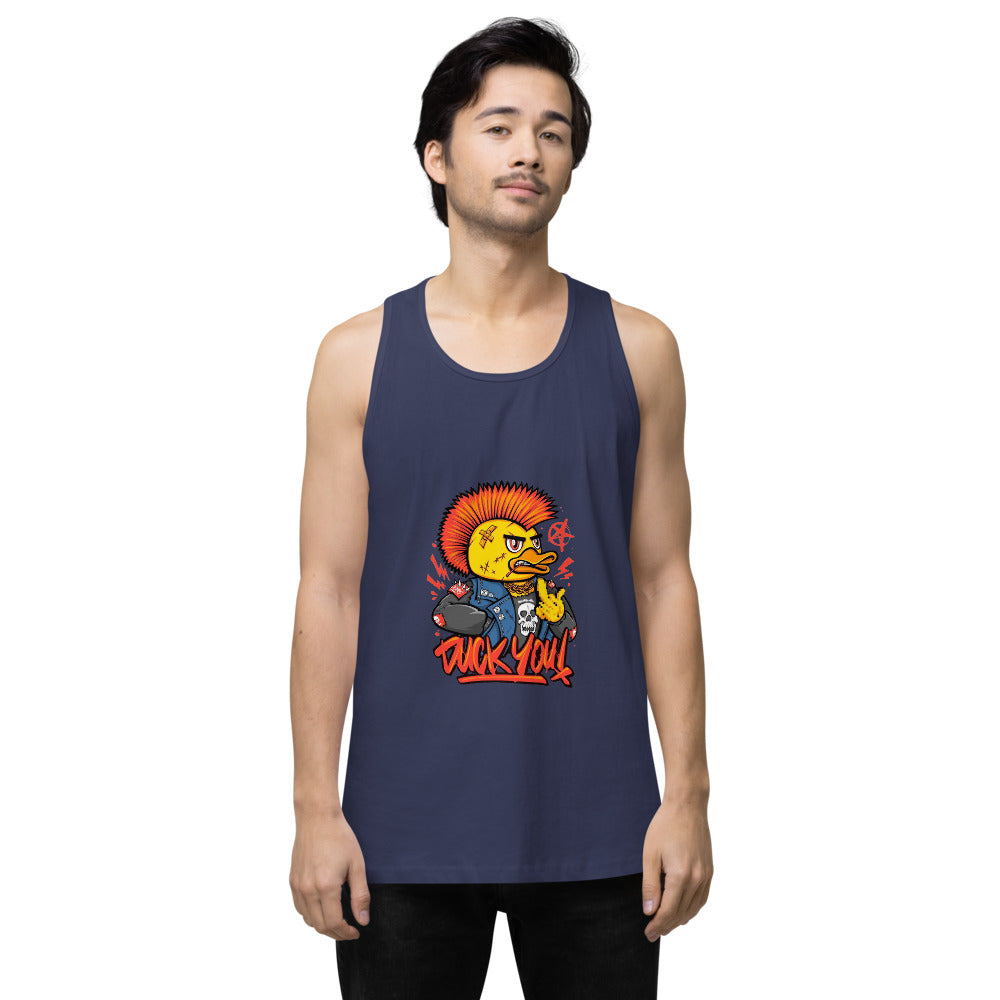 Duck you | Men's Premium Tank Top | Cotton Heritage MC1790