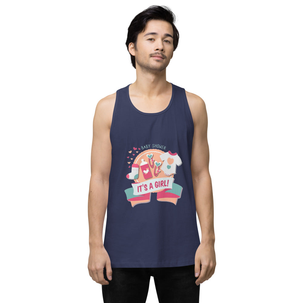 It's a girl | Men's Premium Tank Top | Cotton Heritage MC1790