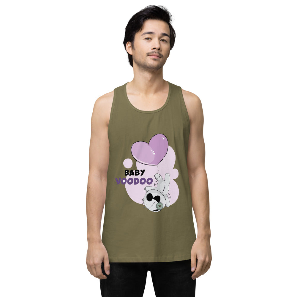 Ted heart - Baby voodoo | Men's Premium Tank Top | Cotton Heritage MC1790
