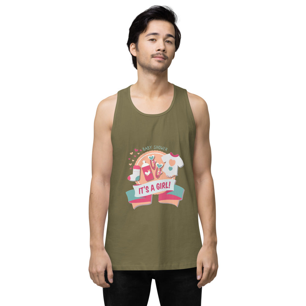 It's a girl | Men's Premium Tank Top | Cotton Heritage MC1790