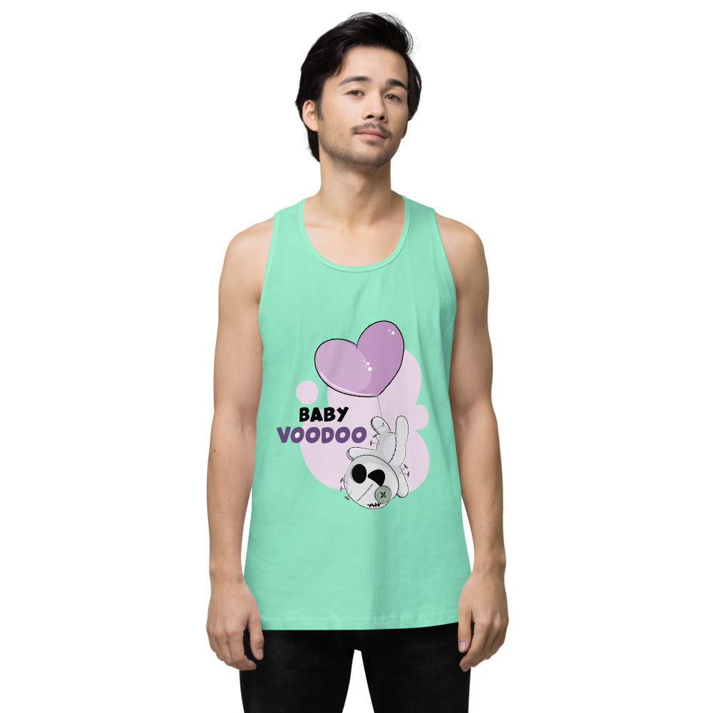 Ted heart - Baby voodoo | Men's Premium Tank Top | Cotton Heritage MC1790