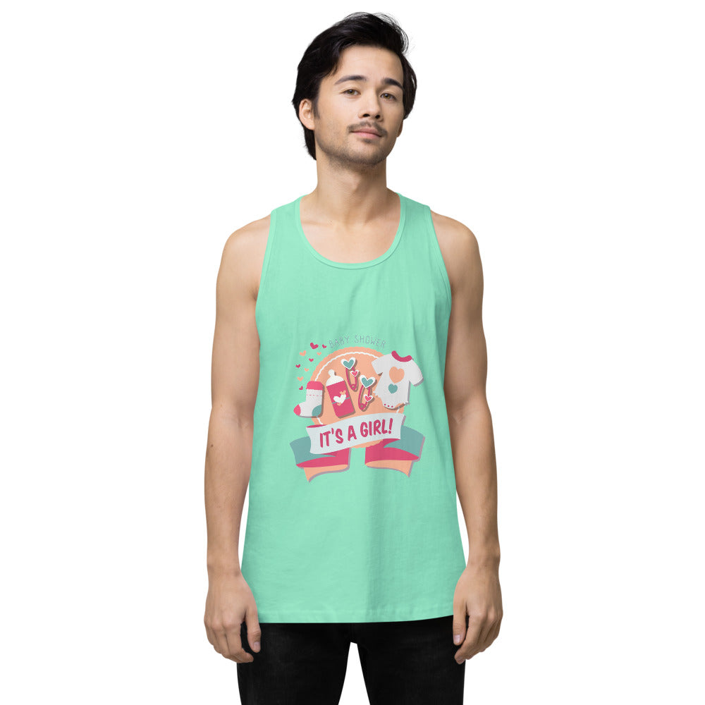 It's a girl | Men's Premium Tank Top | Cotton Heritage MC1790
