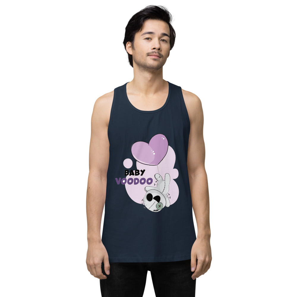Ted heart - Baby voodoo | Men's Premium Tank Top | Cotton Heritage MC1790