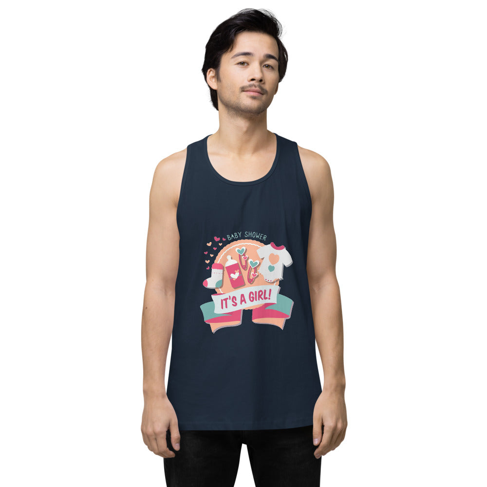 It's a girl | Men's Premium Tank Top | Cotton Heritage MC1790