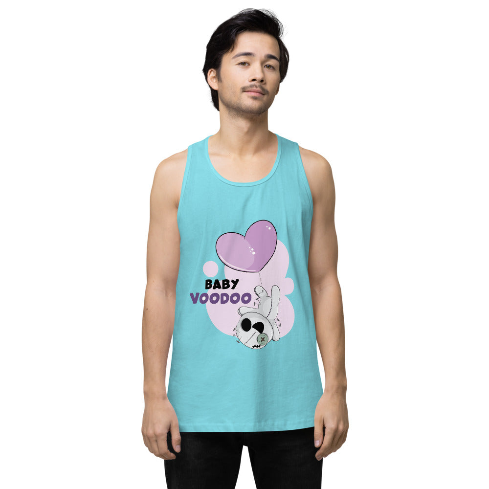 Ted heart - Baby voodoo | Men's Premium Tank Top | Cotton Heritage MC1790