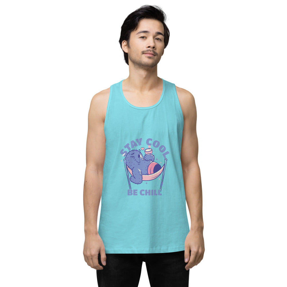 Stay cool be chill | Men's Premium Tank Top | Cotton Heritage MC1790