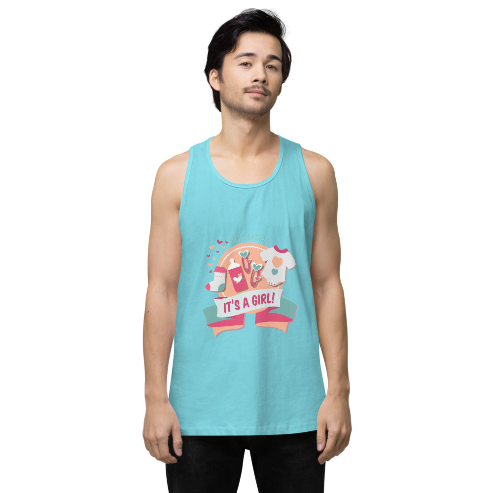 It's a girl | Men's Premium Tank Top | Cotton Heritage MC1790