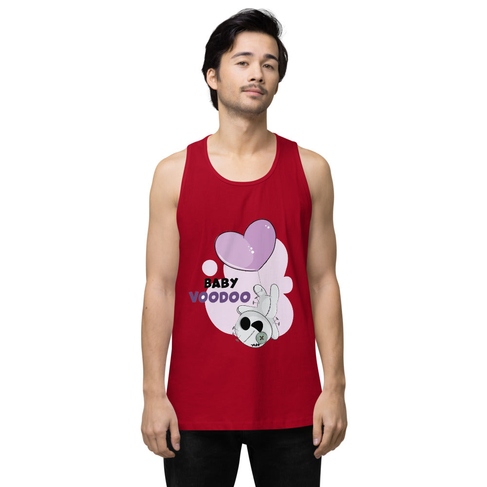 Ted heart - Baby voodoo | Men's Premium Tank Top | Cotton Heritage MC1790