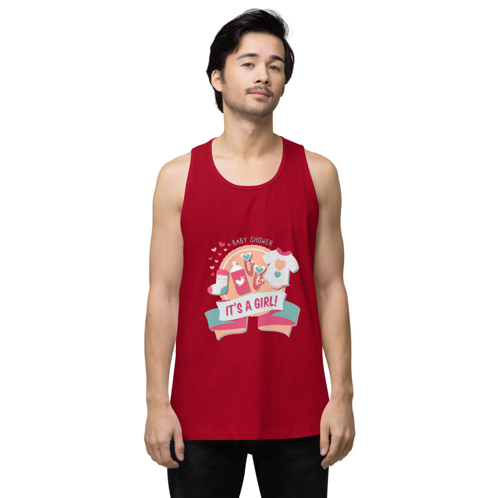It's a girl | Men's Premium Tank Top | Cotton Heritage MC1790
