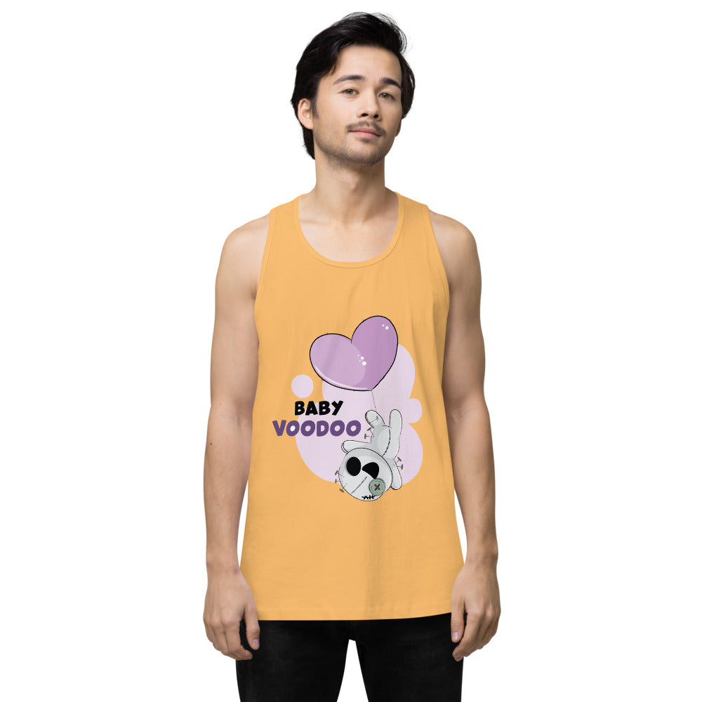 Ted heart - Baby voodoo | Men's Premium Tank Top | Cotton Heritage MC1790