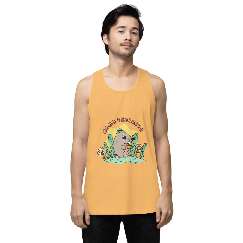 Good feelings | Men's Premium Tank Top | Cotton Heritage MC1790