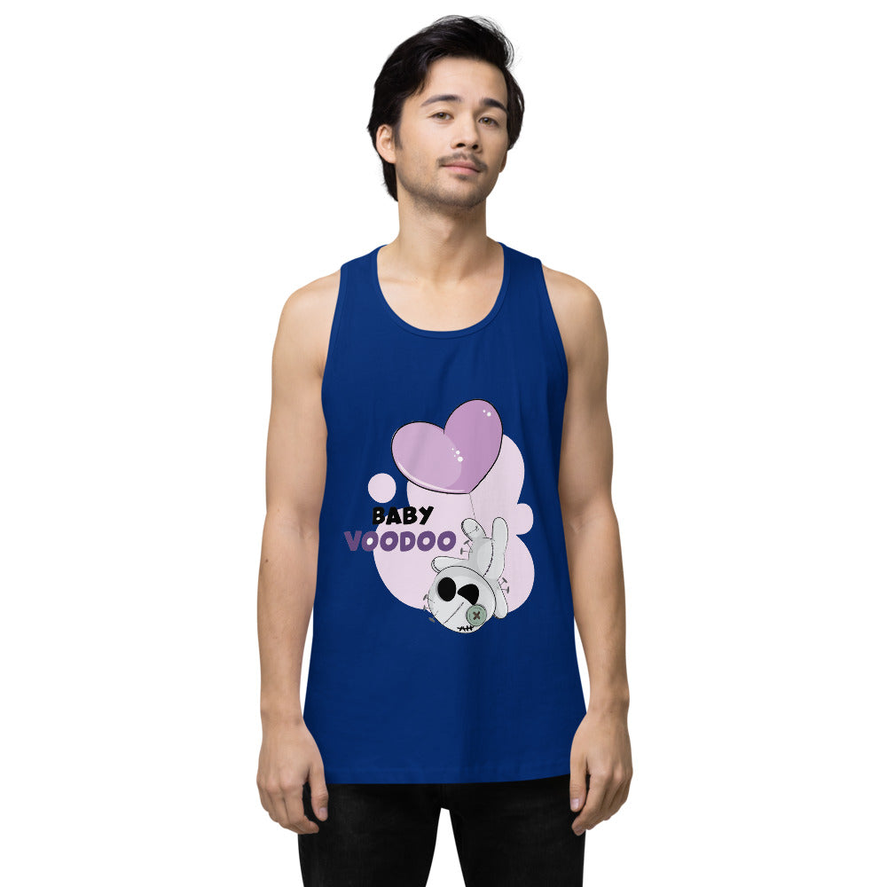 Ted heart - Baby voodoo | Men's Premium Tank Top | Cotton Heritage MC1790
