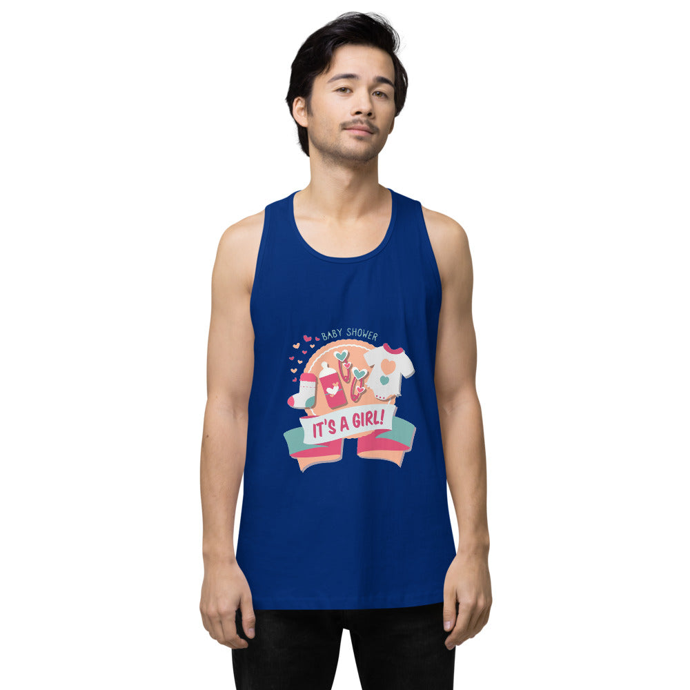 It's a girl | Men's Premium Tank Top | Cotton Heritage MC1790