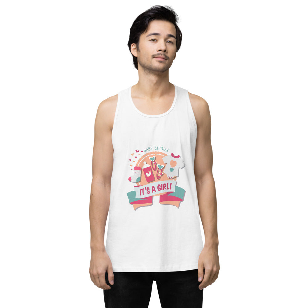 It's a girl | Men's Premium Tank Top | Cotton Heritage MC1790