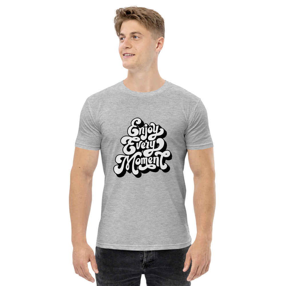Enjoy every moments white | Men's Staple T-Shirt | AS Colour 5001