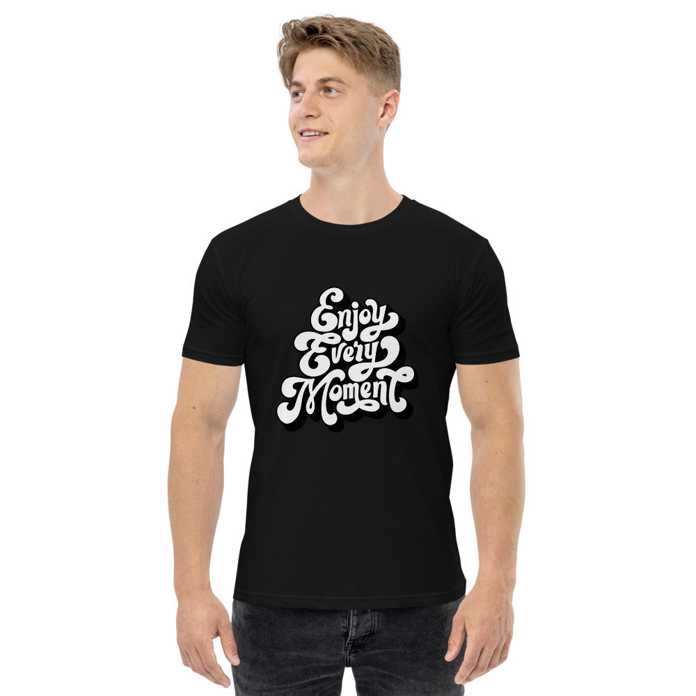 Enjoy every moments white | Men's Staple T-Shirt | AS Colour 5001