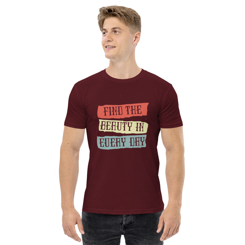 Find the beauty in every day | Men's Staple T-Shirt | AS Colour 5001