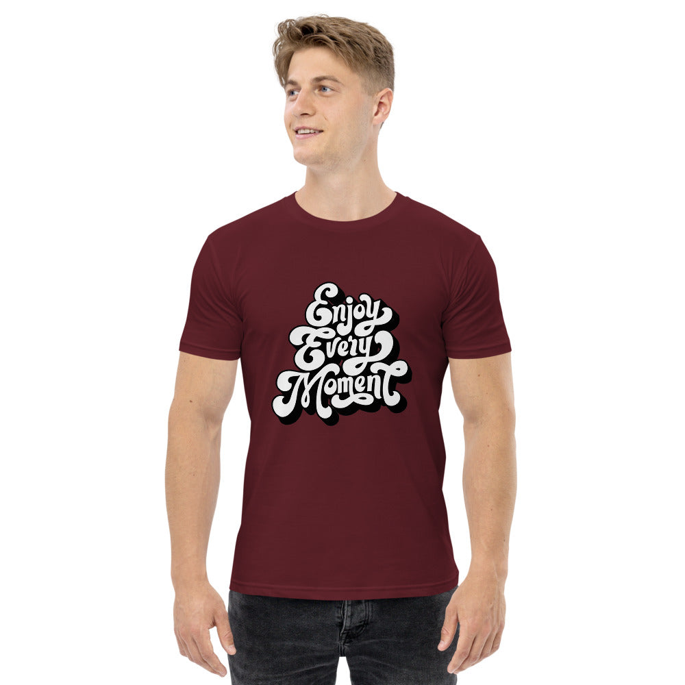 Enjoy every moments white | Men's Staple T-Shirt | AS Colour 5001