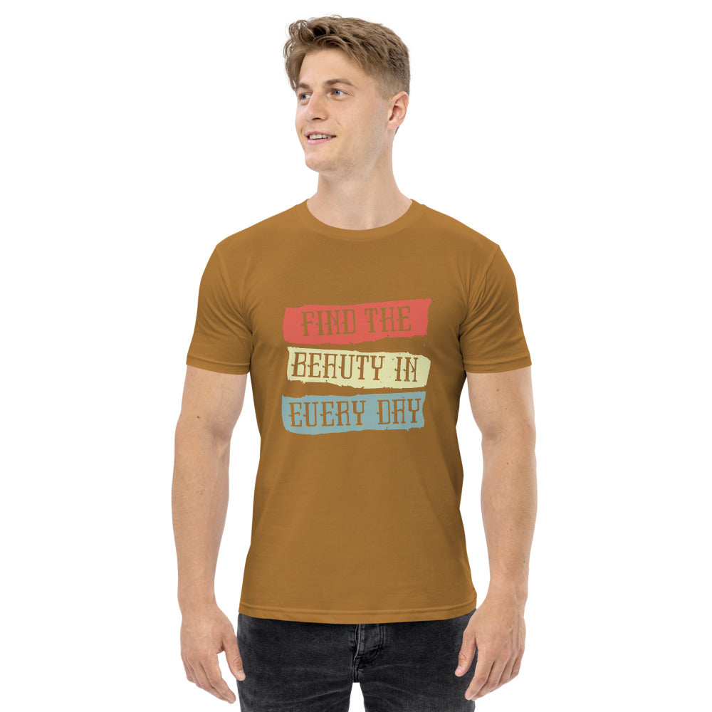 Find the beauty in every day | Men's Staple T-Shirt | AS Colour 5001