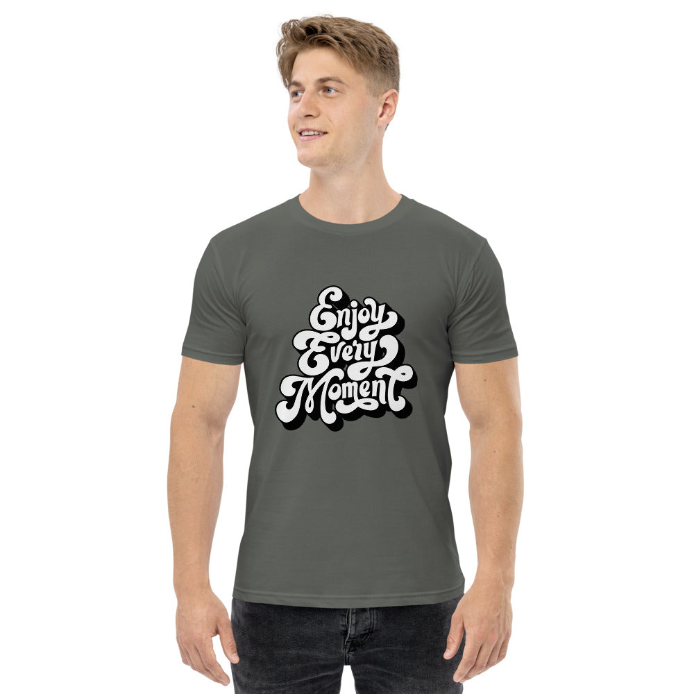 Enjoy every moments white | Men's Staple T-Shirt | AS Colour 5001