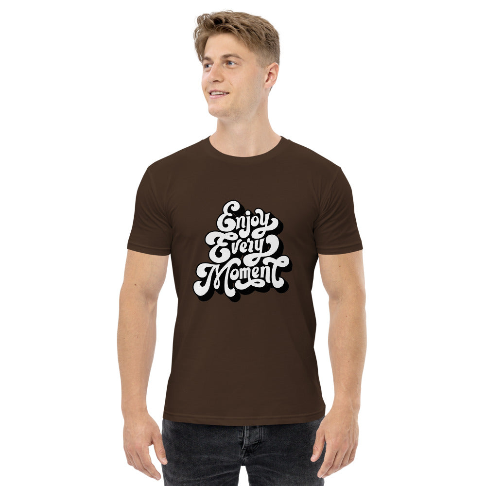 Enjoy every moments white | Men's Staple T-Shirt | AS Colour 5001