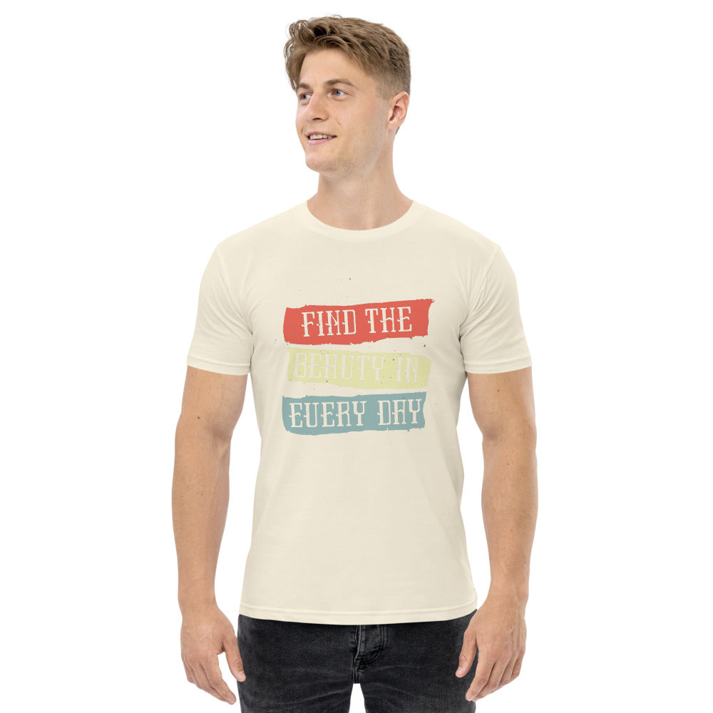 Find the beauty in every day | Men's Staple T-Shirt | AS Colour 5001