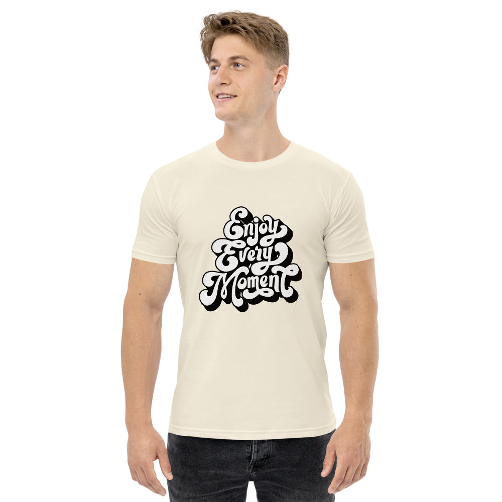 Enjoy every moments white | Men's Staple T-Shirt | AS Colour 5001