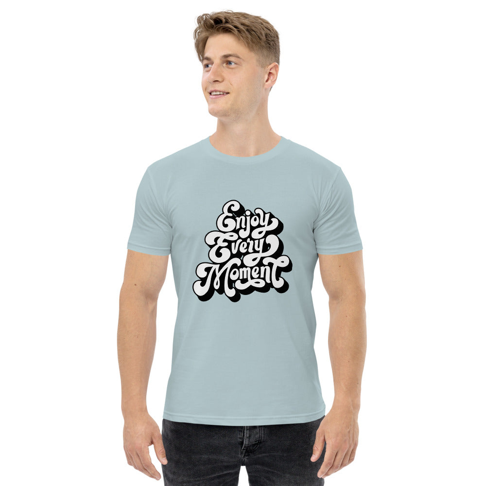 Enjoy every moments white | Men's Staple T-Shirt | AS Colour 5001
