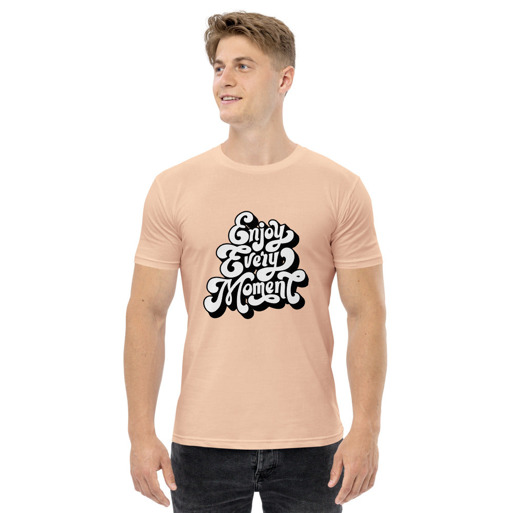 Enjoy every moments white | Men's Staple T-Shirt | AS Colour 5001