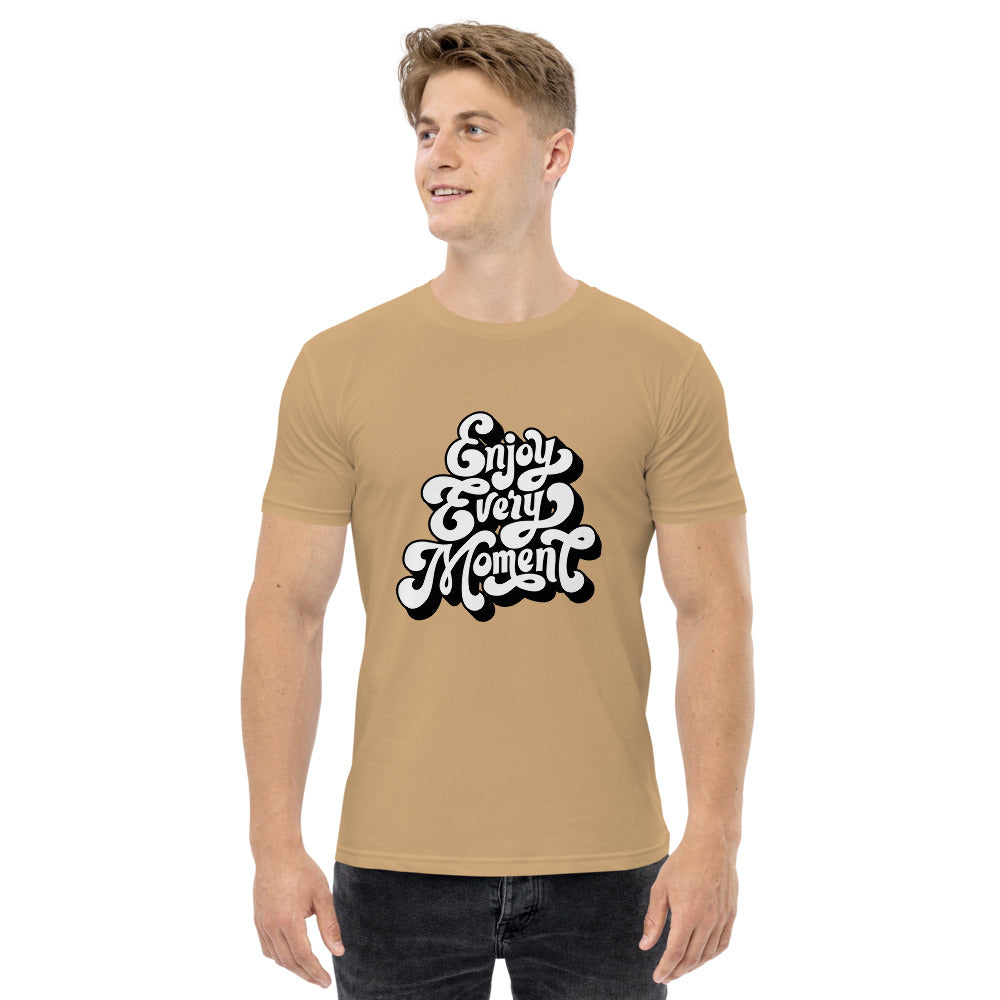 Enjoy every moments white | Men's Staple T-Shirt | AS Colour 5001