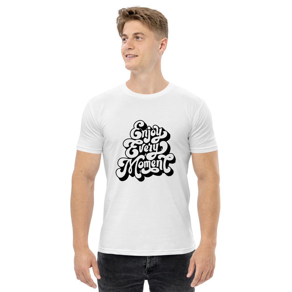 Enjoy every moments white | Men's Staple T-Shirt | AS Colour 5001