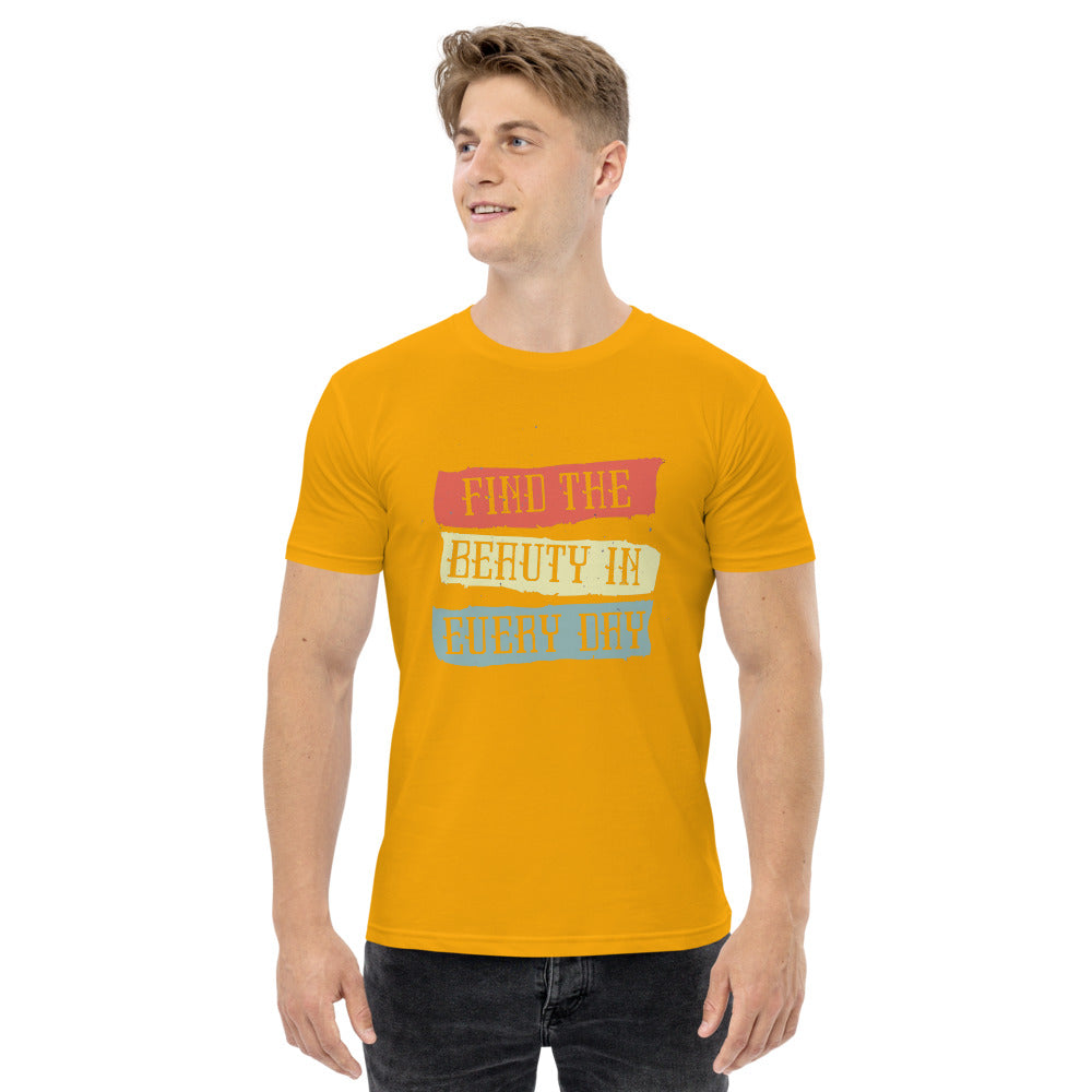 Find the beauty in every day | Men's Staple T-Shirt | AS Colour 5001