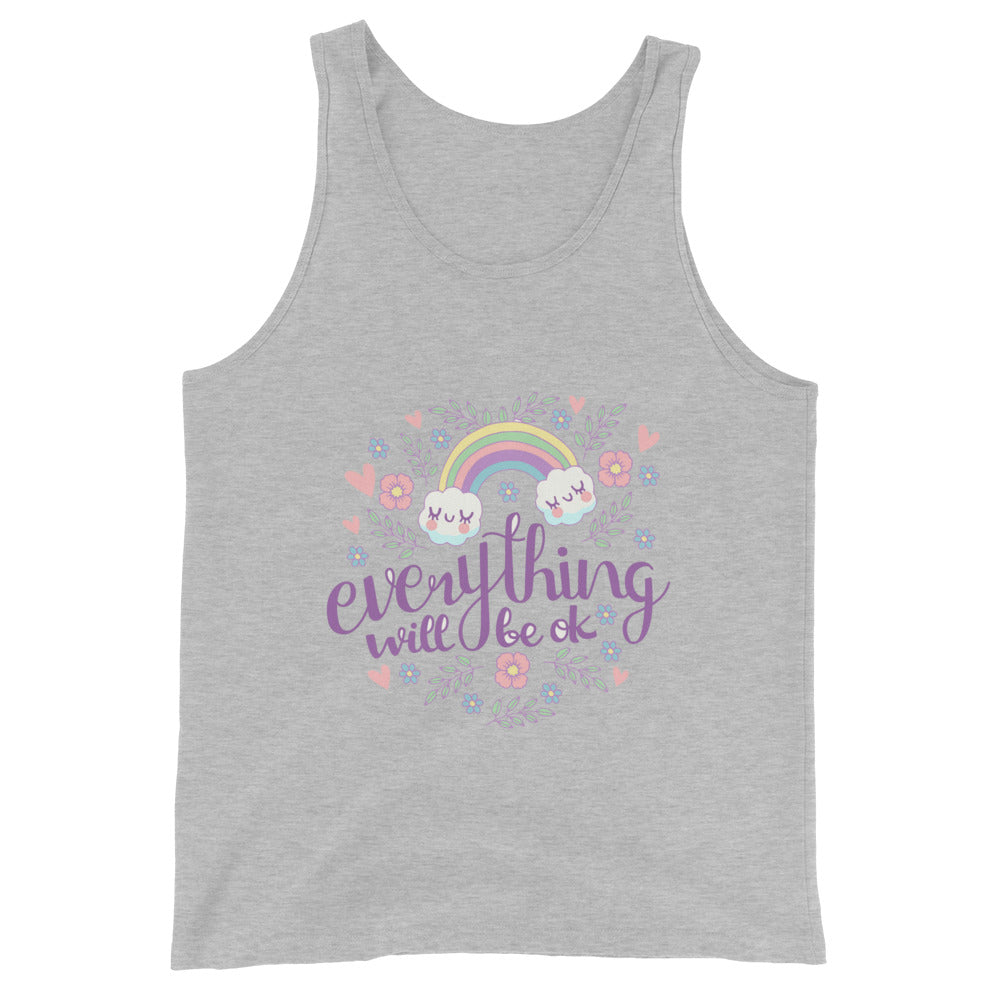 Rainbow - Everything will be ok | Men’s Staple Tank Top | Bella + Canvas 3480