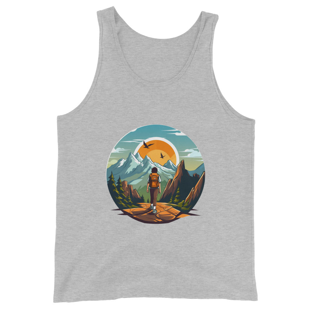 Mountain traveling | Men’s Staple Tank Top | Bella + Canvas 3480
