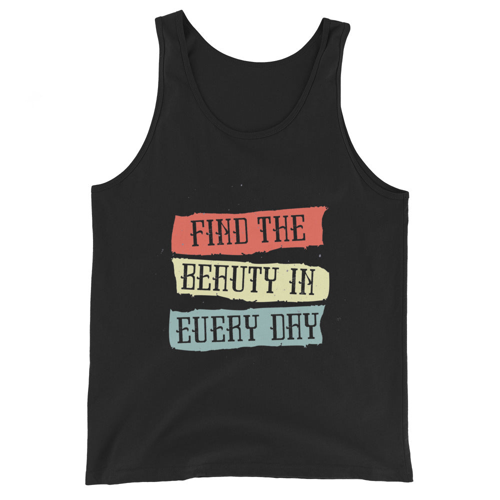 Find the beauty in every day | Men’s Staple Tank Top | Bella + Canvas 3480