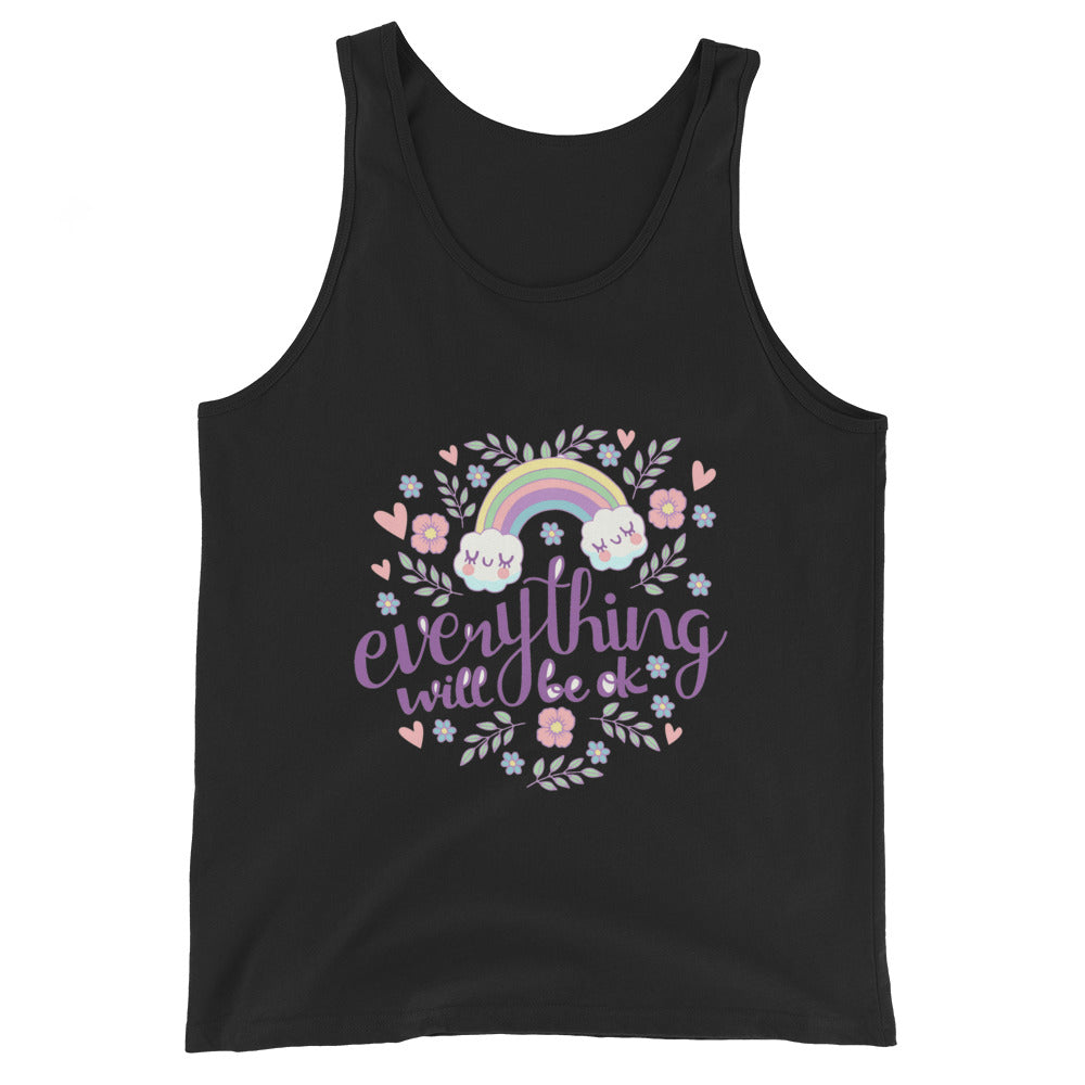 Rainbow - Everything will be ok | Men’s Staple Tank Top | Bella + Canvas 3480