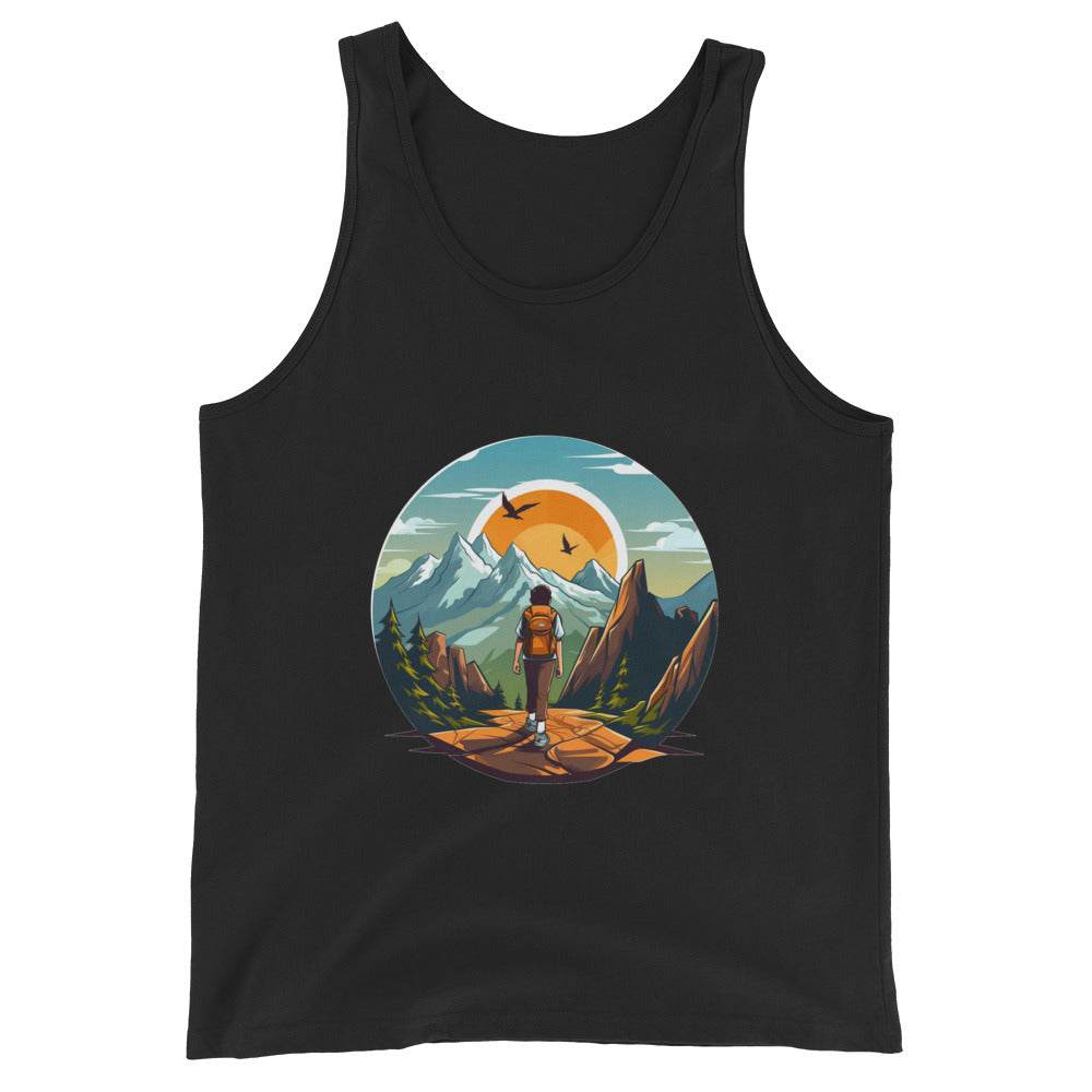 Mountain traveling | Men’s Staple Tank Top | Bella + Canvas 3480