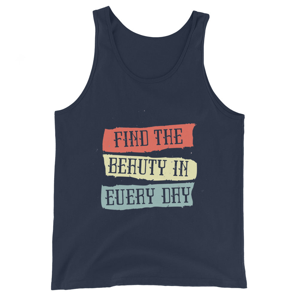 Find the beauty in every day | Men’s Staple Tank Top | Bella + Canvas 3480