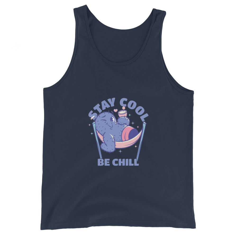 Stay cool be chill | Men’s Staple Tank Top | Bella + Canvas 3480