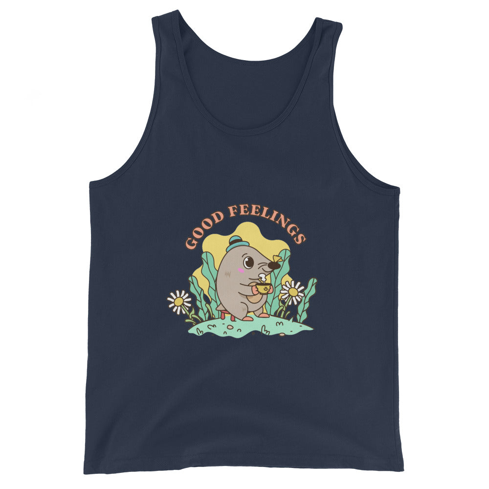 Good feelings | Men’s Staple Tank Top | Bella + Canvas 3480