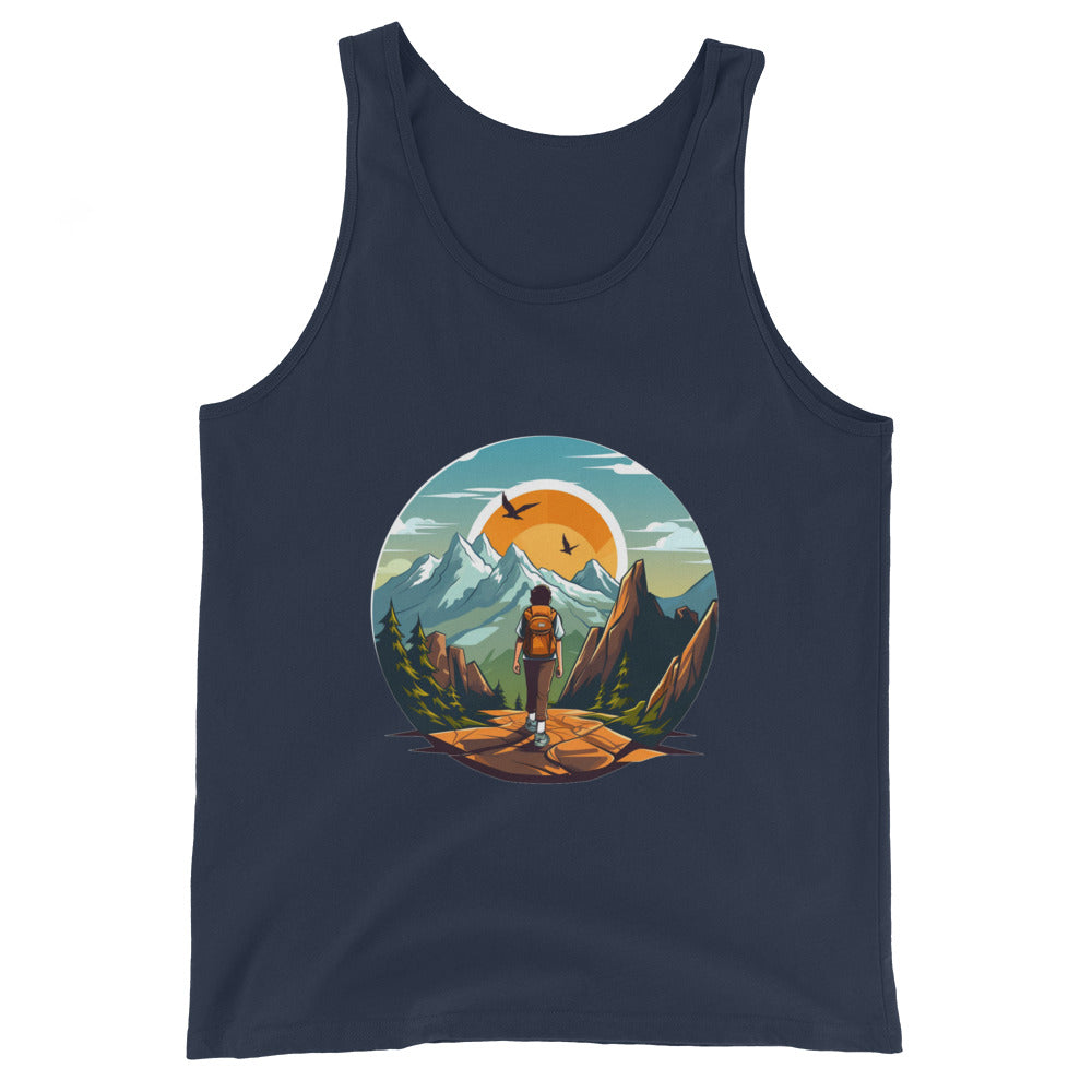 Mountain traveling | Men’s Staple Tank Top | Bella + Canvas 3480